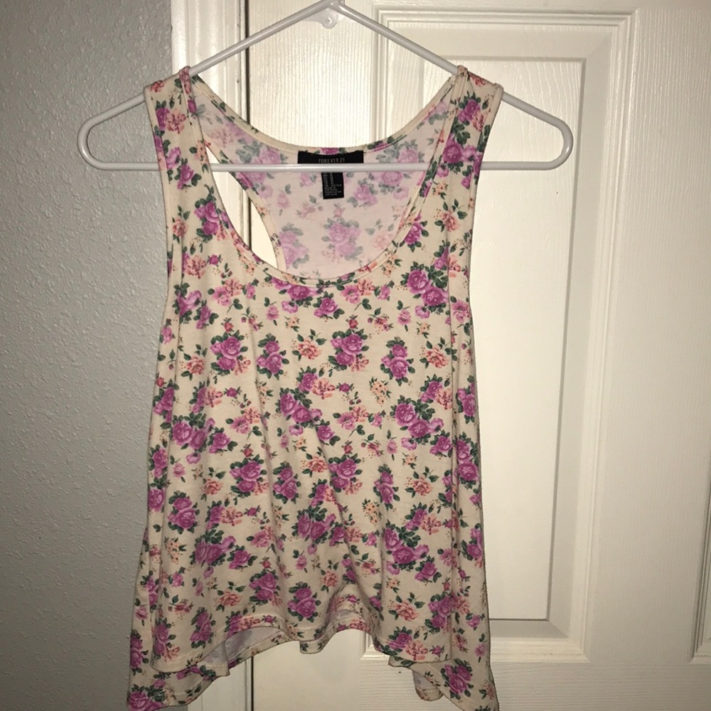 floral tank top